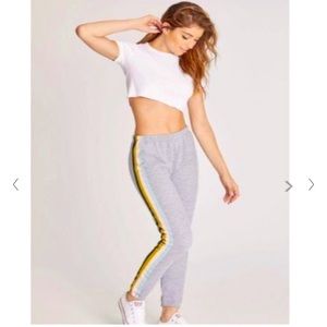WildFox Soul Knox Striped Pants Sweatpants Size S